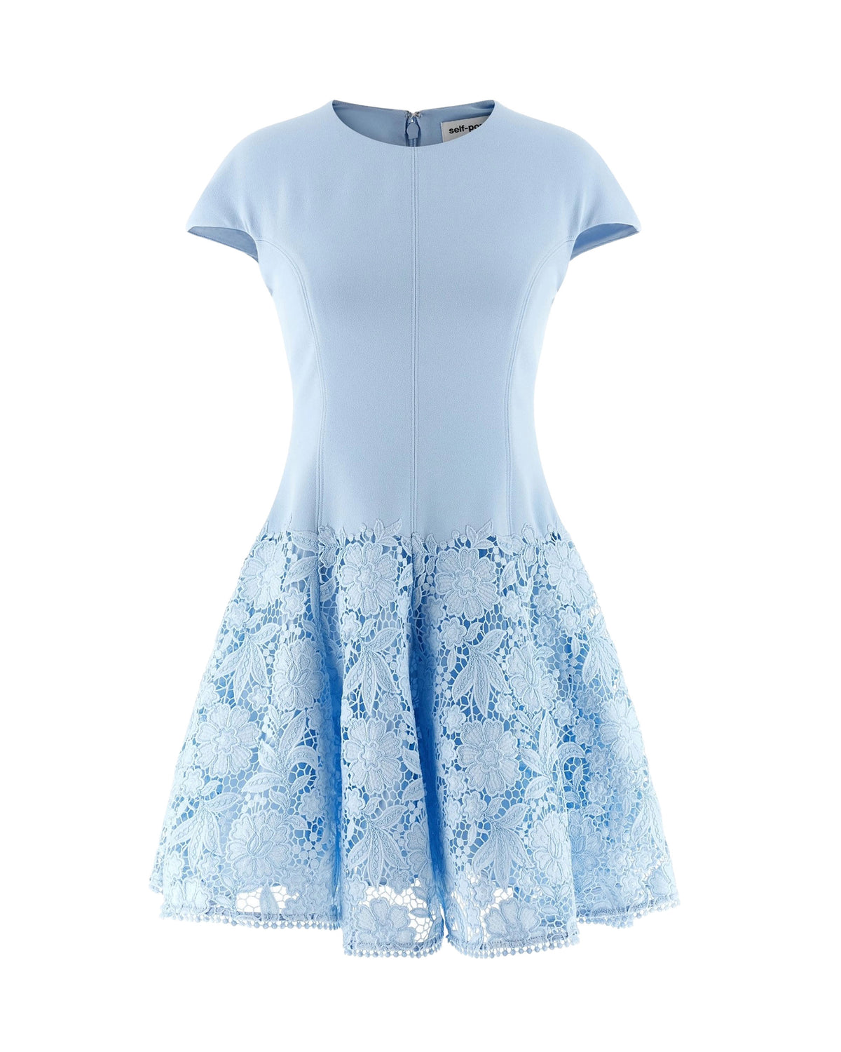 Dress Macramé Lace Blue