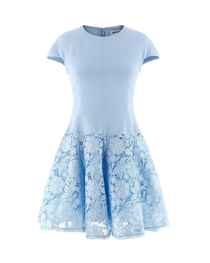 Dress Macramé Lace Blue