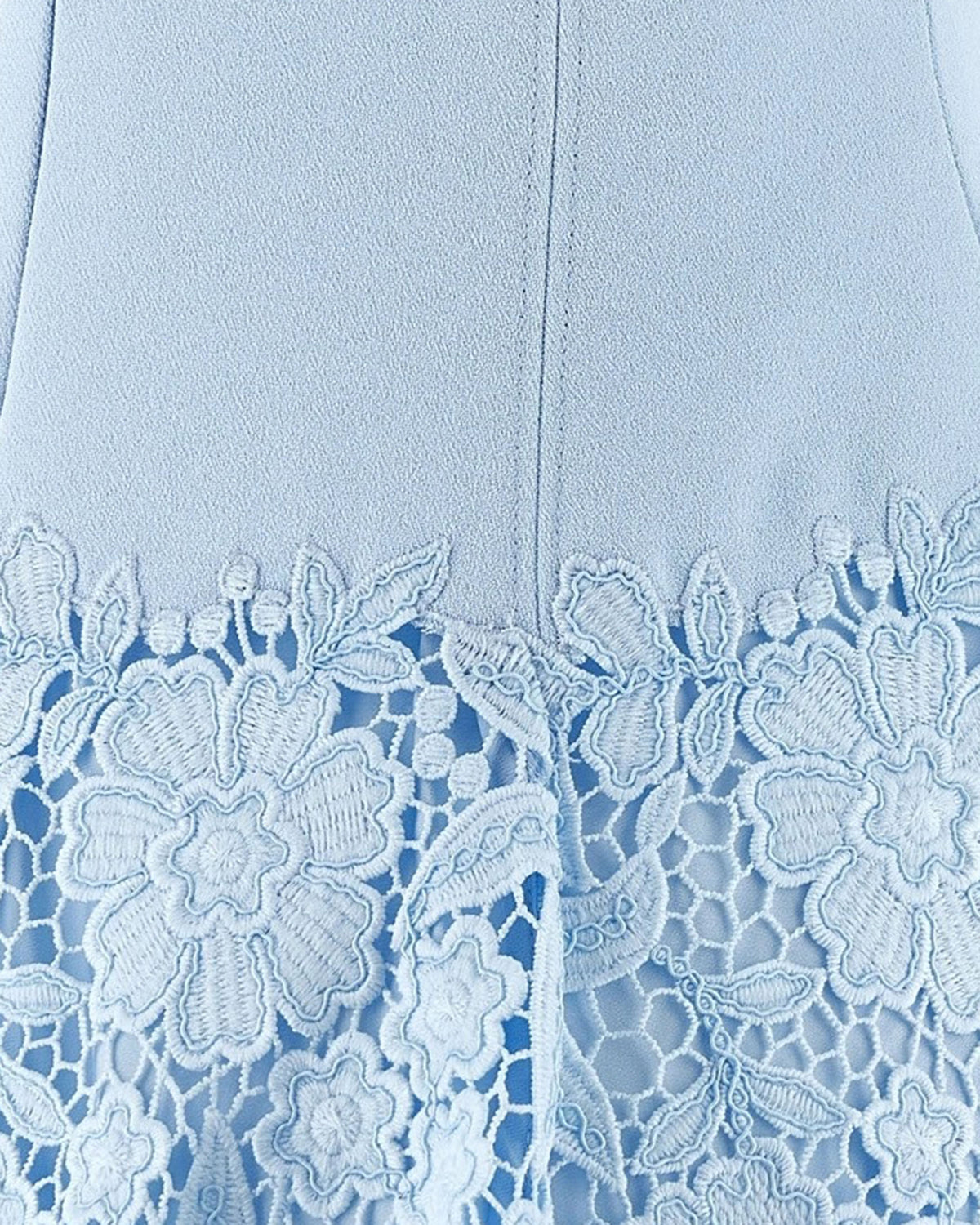 Dress Macramé Lace Blue