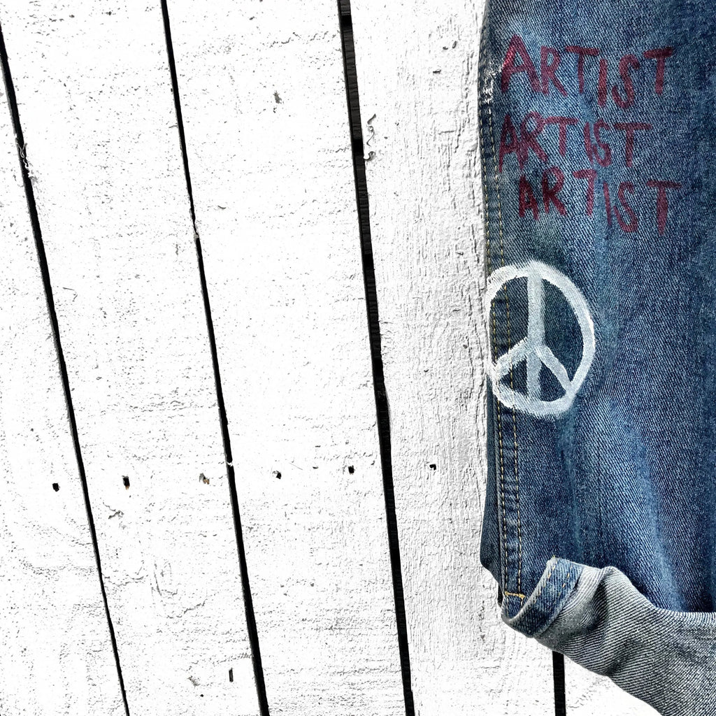 'PLAY HARD' DENIM JACKET - MEN by Wren + Glory Wren + Glory