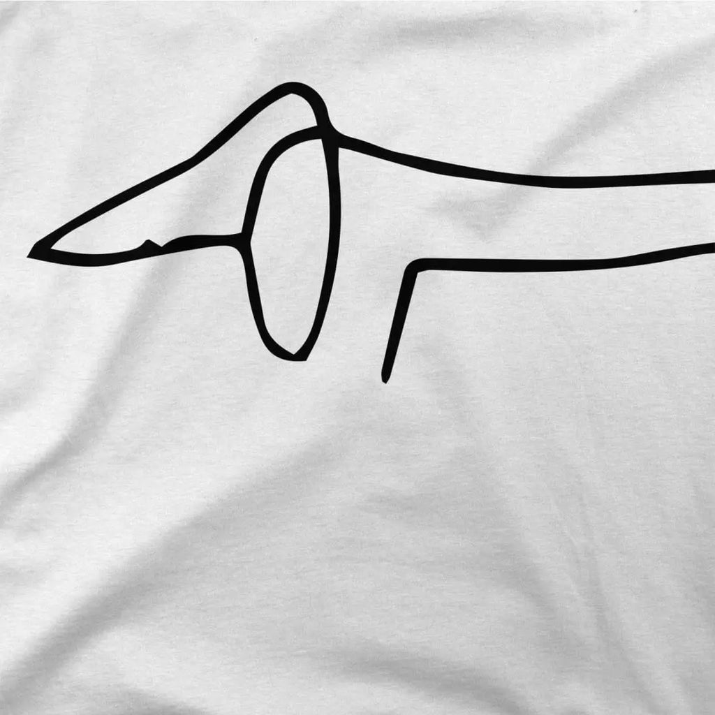 Pablo Picasso Dachshund Dog (Lump) Artwork T-Shirt by Art-O-Rama Shop ART-O-RAMA-SHOP