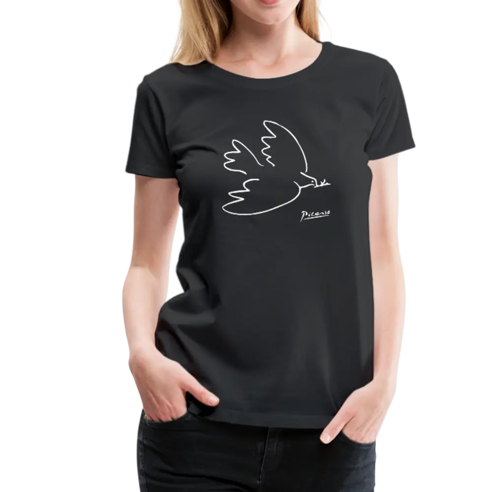 Pablo Picasso Dove Of Peace 1949 Artwork T-Shirt by Art-O-Rama Shop ART-O-RAMA-SHOP