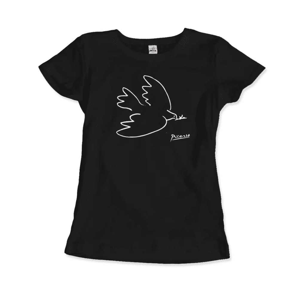 Pablo Picasso Dove Of Peace 1949 Artwork T-Shirt by Art-O-Rama Shop ART-O-RAMA-SHOP