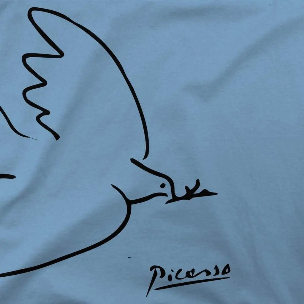Pablo Picasso Dove Of Peace 1949 Artwork T-Shirt by Art-O-Rama Shop ART-O-RAMA-SHOP