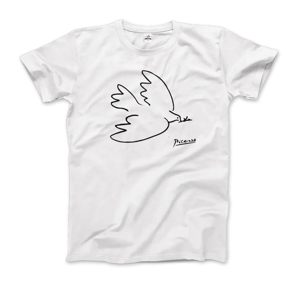 Pablo Picasso Dove Of Peace 1949 Artwork T-Shirt by Art-O-Rama Shop ART-O-RAMA-SHOP