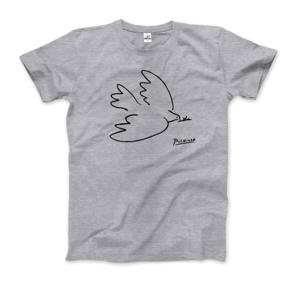 Pablo Picasso Dove Of Peace 1949 Artwork T-Shirt by Art-O-Rama Shop ART-O-RAMA-SHOP