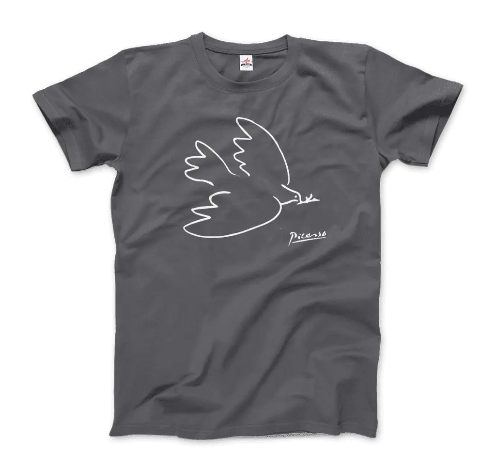 Pablo Picasso Dove Of Peace 1949 Artwork T-Shirt by Art-O-Rama Shop ART-O-RAMA-SHOP