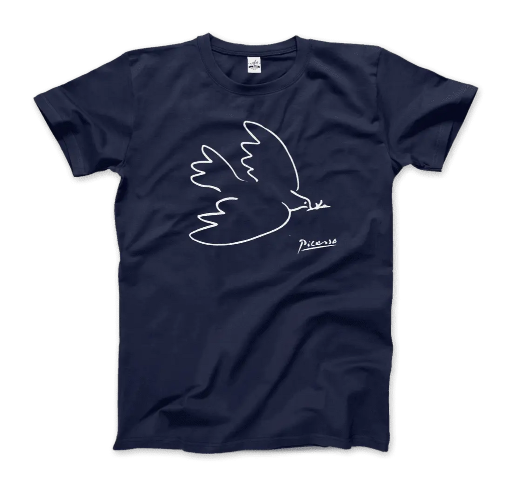 Pablo Picasso Dove Of Peace 1949 Artwork T-Shirt by Art-O-Rama Shop ART-O-RAMA-SHOP