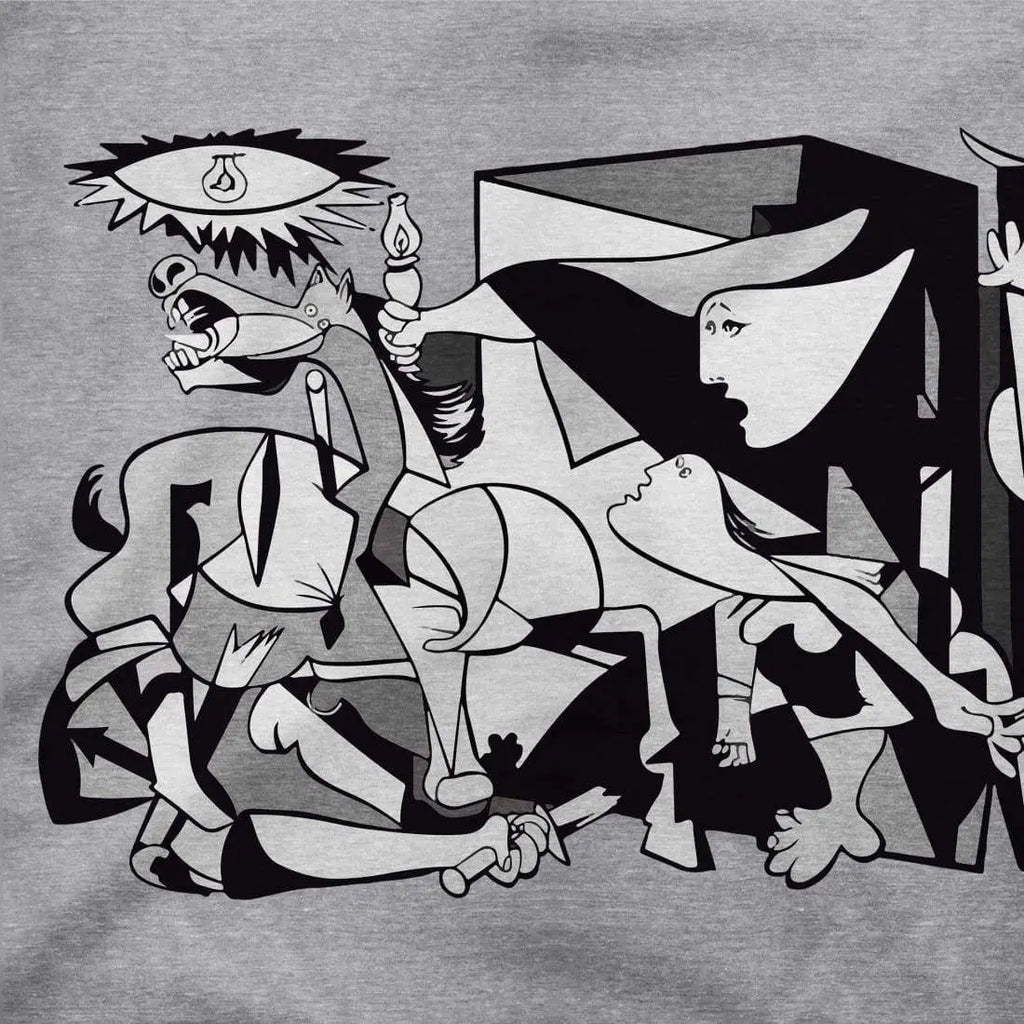 Pablo Picasso Guernica 1937 Artwork Reproduction T-Shirt by Art-O-Rama Shop ART-O-RAMA-SHOP