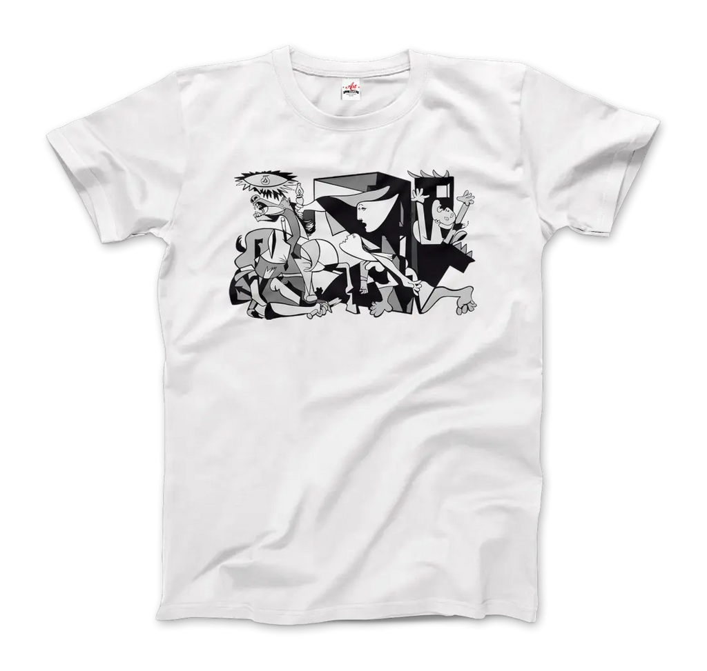 Pablo Picasso Guernica 1937 Artwork Reproduction T-Shirt by Art-O-Rama Shop ART-O-RAMA-SHOP