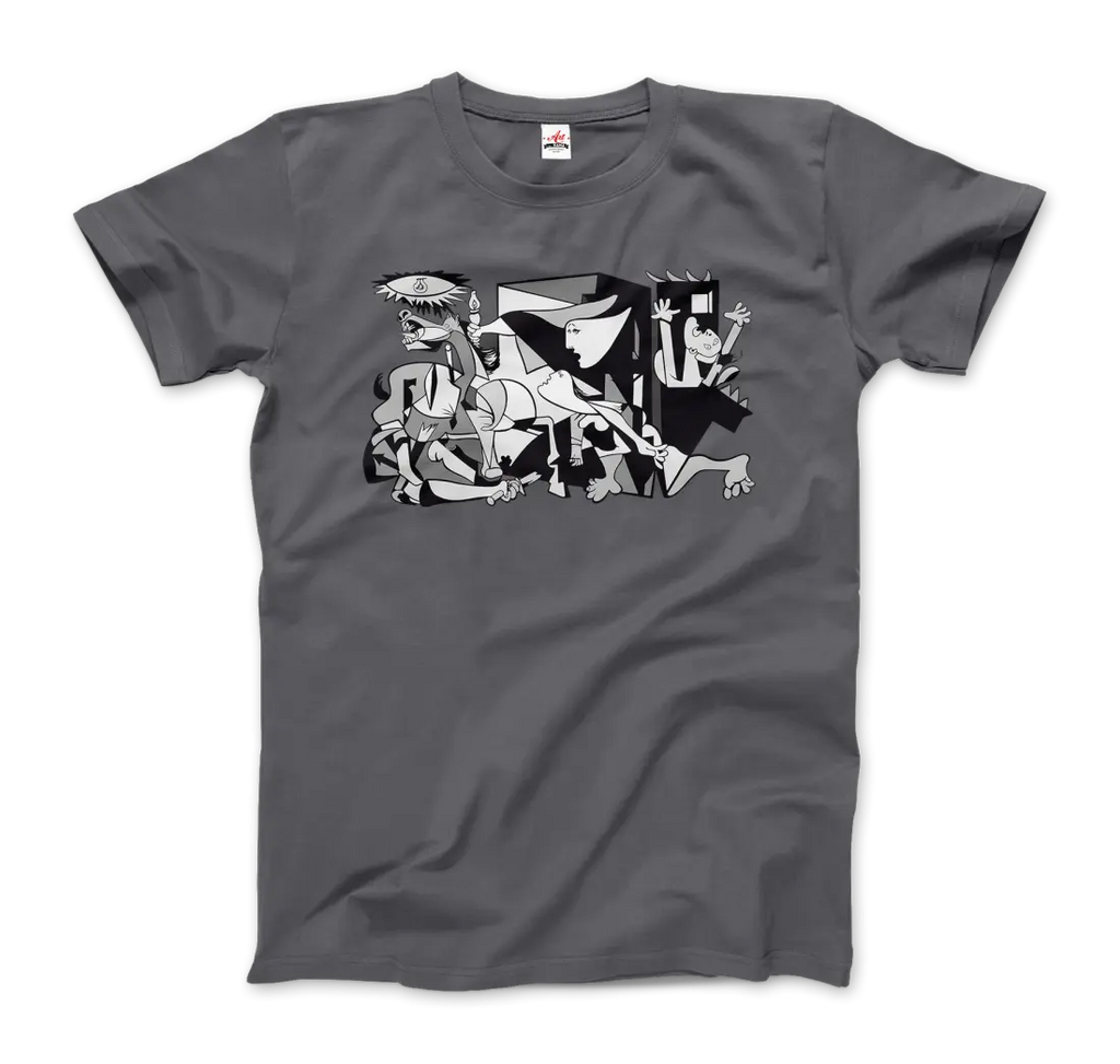 Pablo Picasso Guernica 1937 Artwork Reproduction T-Shirt by Art-O-Rama Shop ART-O-RAMA-SHOP