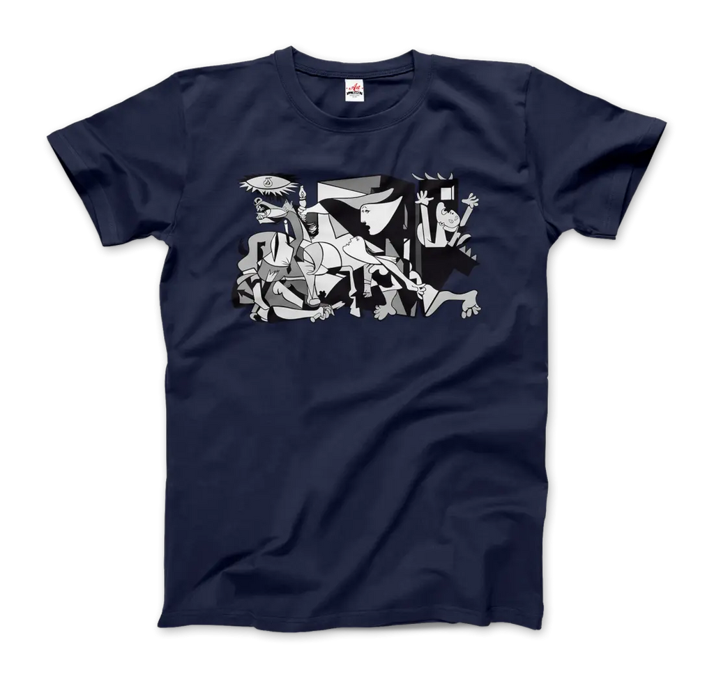 Pablo Picasso Guernica 1937 Artwork Reproduction T-Shirt by Art-O-Rama Shop ART-O-RAMA-SHOP