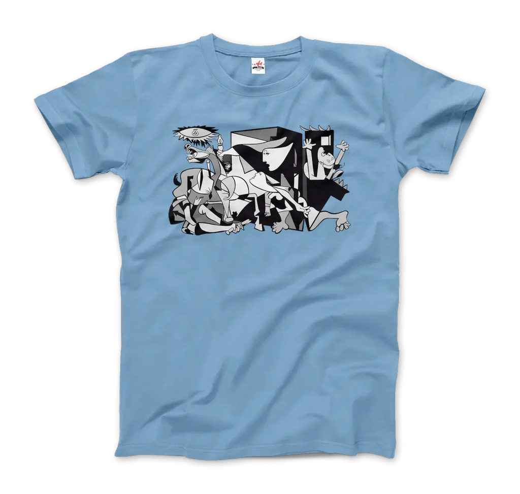 Pablo Picasso Guernica 1937 Artwork Reproduction T-Shirt by Art-O-Rama Shop ART-O-RAMA-SHOP