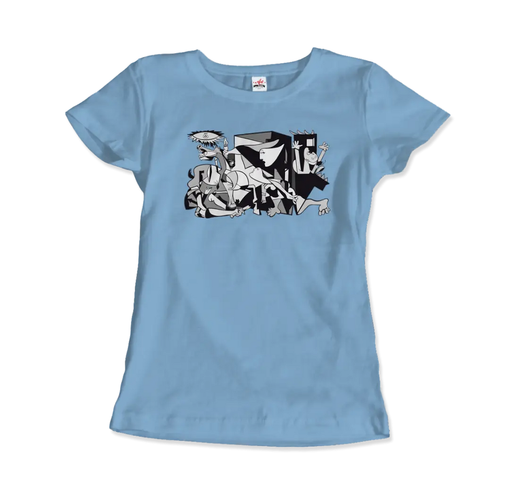 Pablo Picasso Guernica 1937 Artwork Reproduction T-Shirt by Art-O-Rama Shop ART-O-RAMA-SHOP