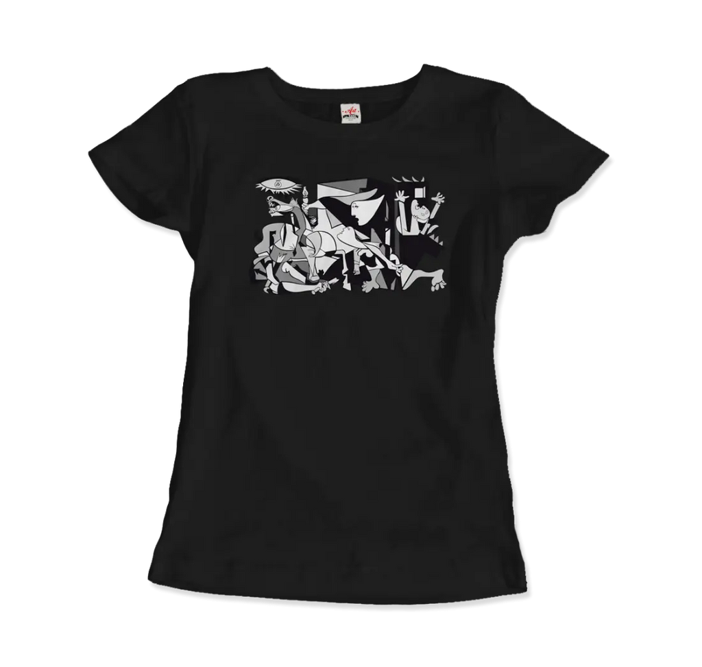 Pablo Picasso Guernica 1937 Artwork Reproduction T-Shirt by Art-O-Rama Shop ART-O-RAMA-SHOP