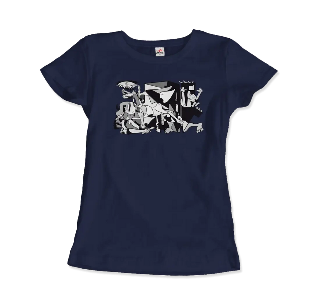 Pablo Picasso Guernica 1937 Artwork Reproduction T-Shirt by Art-O-Rama Shop ART-O-RAMA-SHOP