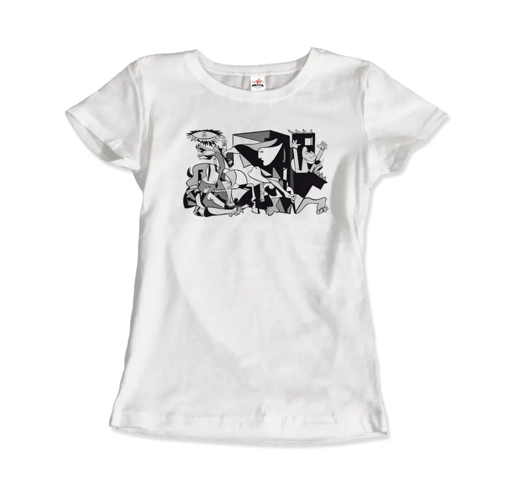 Pablo Picasso Guernica 1937 Artwork Reproduction T-Shirt by Art-O-Rama Shop ART-O-RAMA-SHOP
