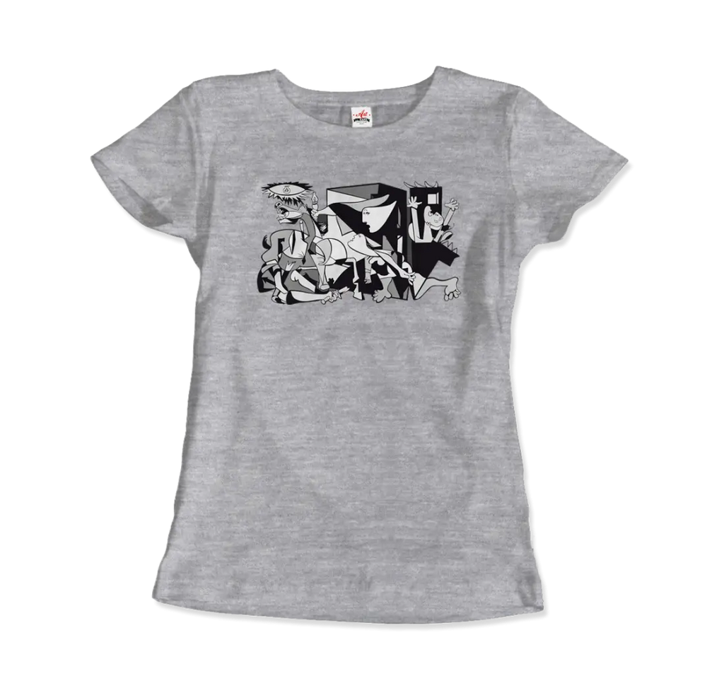 Pablo Picasso Guernica 1937 Artwork Reproduction T-Shirt by Art-O-Rama Shop ART-O-RAMA-SHOP
