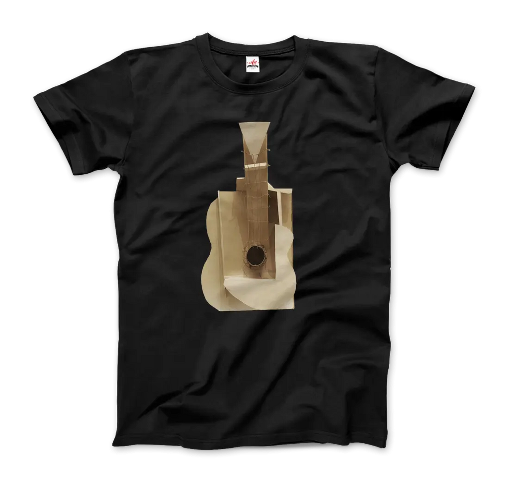 Pablo Picasso Guitar Sculpture 1912 Artwork T-Shirt by Art-O-Rama Shop ART-O-RAMA-SHOP