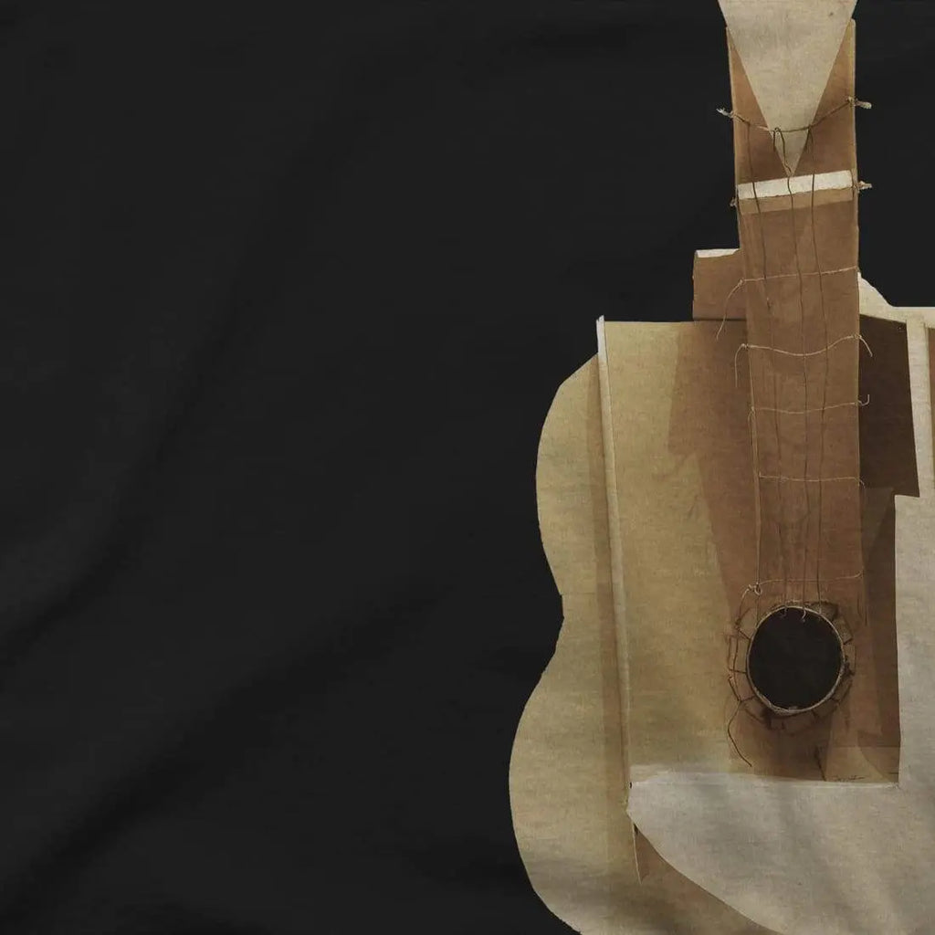 Pablo Picasso Guitar Sculpture 1912 Artwork T-Shirt by Art-O-Rama Shop ART-O-RAMA-SHOP