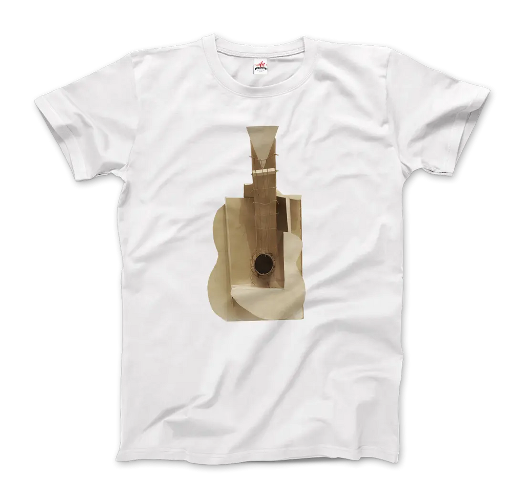 Pablo Picasso Guitar Sculpture 1912 Artwork T-Shirt by Art-O-Rama Shop ART-O-RAMA-SHOP