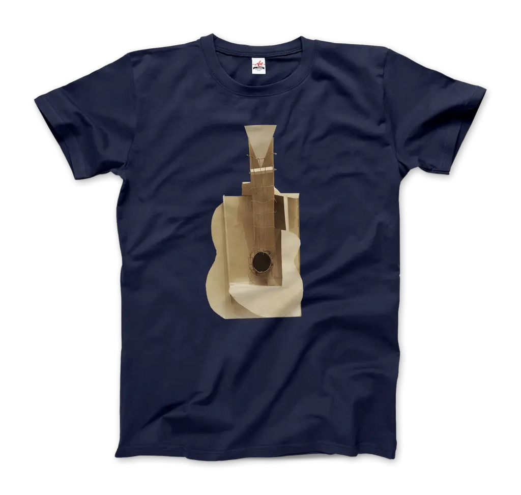 Pablo Picasso Guitar Sculpture 1912 Artwork T-Shirt by Art-O-Rama Shop ART-O-RAMA-SHOP
