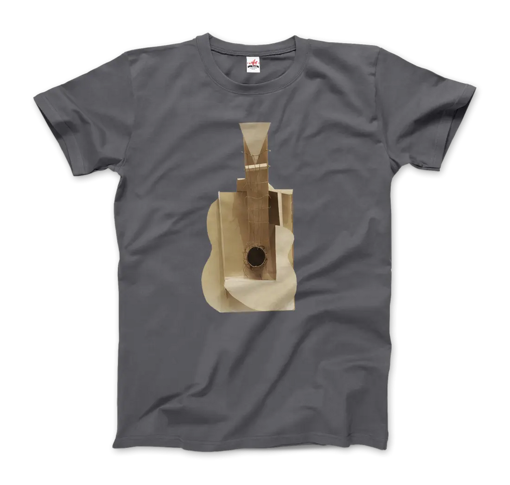Pablo Picasso Guitar Sculpture 1912 Artwork T-Shirt by Art-O-Rama Shop ART-O-RAMA-SHOP