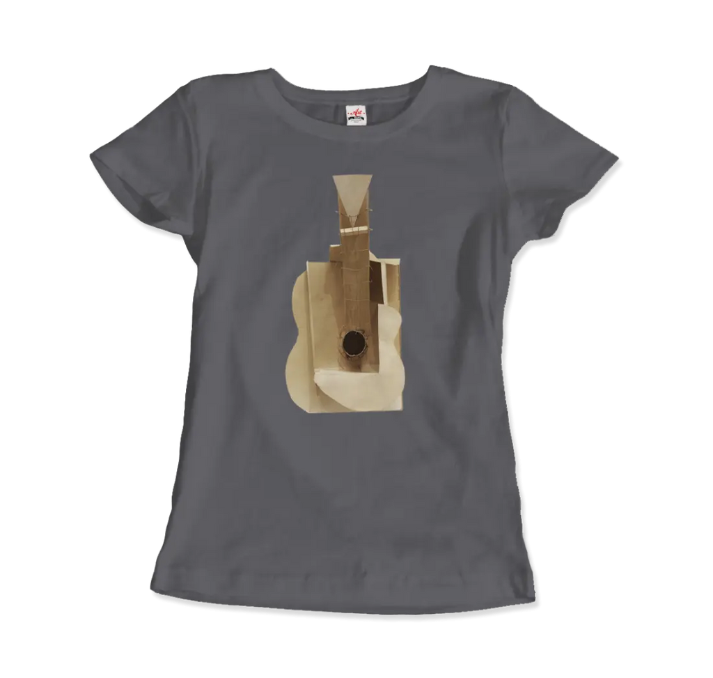 Pablo Picasso Guitar Sculpture 1912 Artwork T-Shirt by Art-O-Rama Shop ART-O-RAMA-SHOP