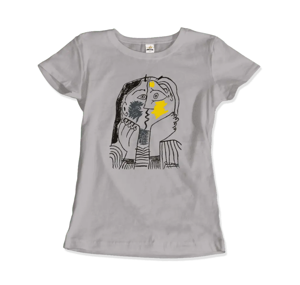 Pablo Picasso The Kiss 1979 Artwork T-Shirt by Art-O-Rama Shop Art-O-Rama Shop