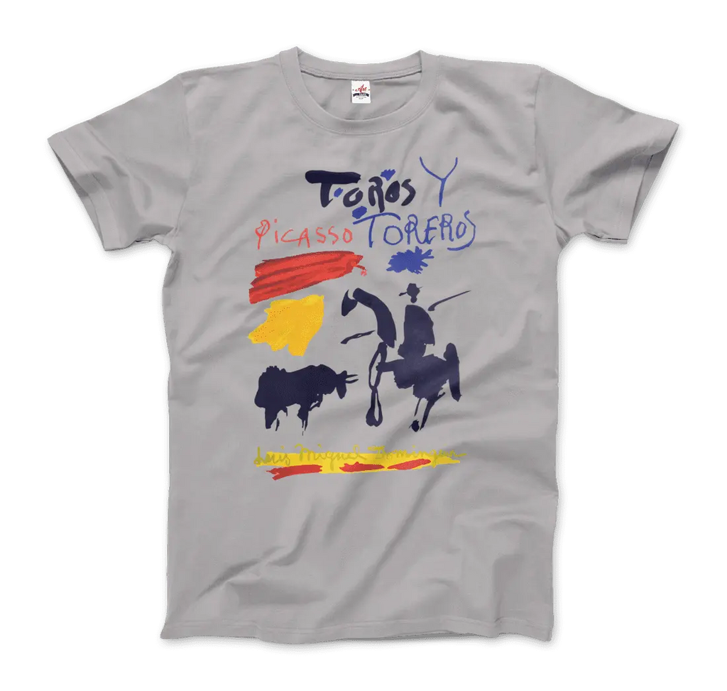 Pablo Picasso Toros y Toreros Book Cover 1961 Artwork T-Shirt by Art-O-Rama Shop ART-O-RAMA-SHOP