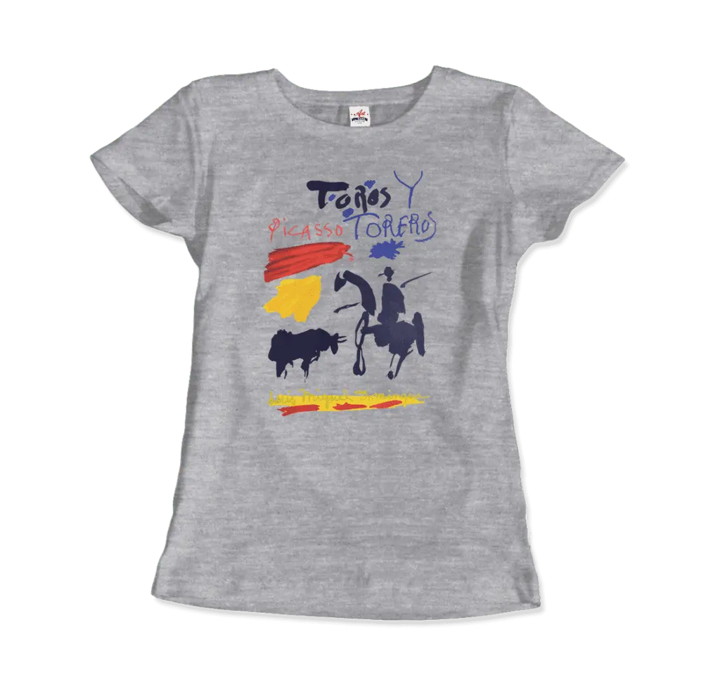 Pablo Picasso Toros y Toreros Book Cover 1961 Artwork T-Shirt by Art-O-Rama Shop ART-O-RAMA-SHOP