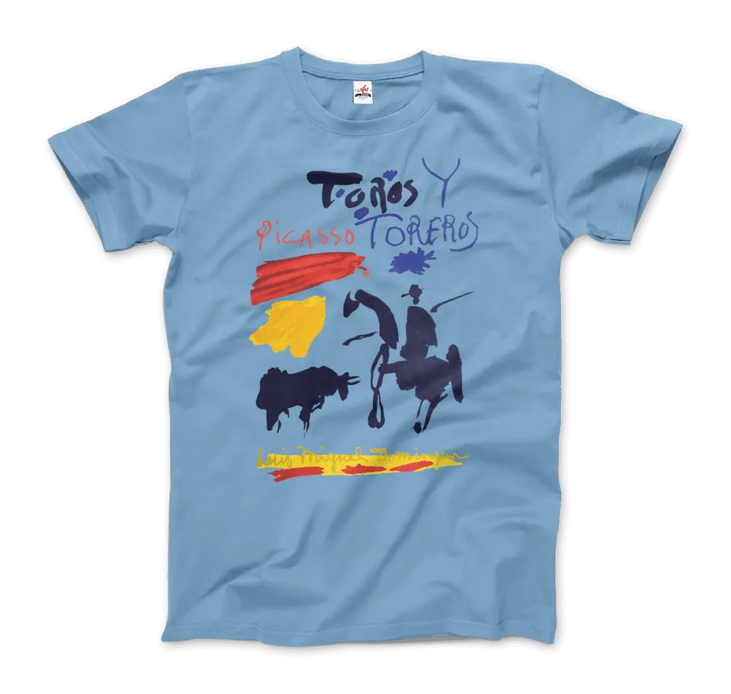 Pablo Picasso Toros y Toreros Book Cover 1961 Artwork T-Shirt by Art-O-Rama Shop ART-O-RAMA-SHOP