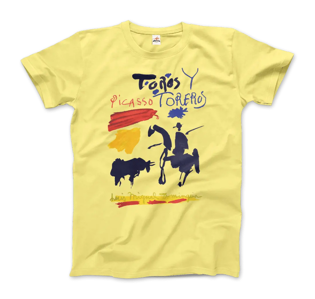 Pablo Picasso Toros y Toreros Book Cover 1961 Artwork T-Shirt by Art-O-Rama Shop ART-O-RAMA-SHOP