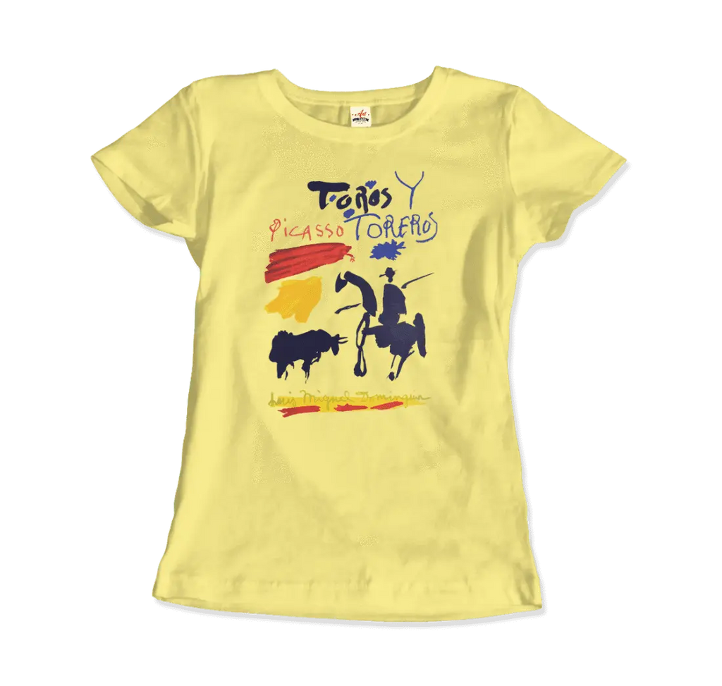 Pablo Picasso Toros y Toreros Book Cover 1961 Artwork T-Shirt by Art-O-Rama Shop ART-O-RAMA-SHOP