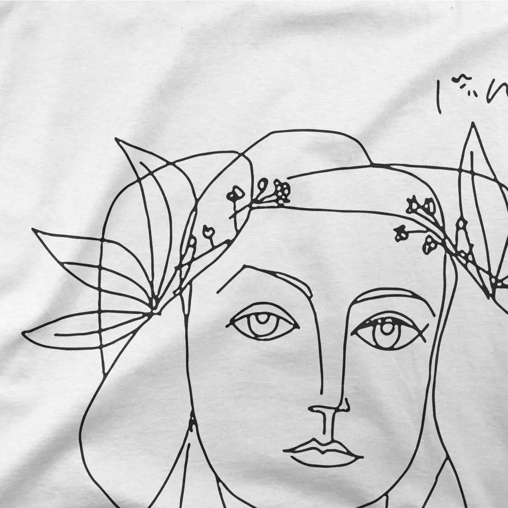 Pablo Picasso War And Peace 1952 Artwork T-Shirt by Art-O-Rama Shop ART-O-RAMA-SHOP
