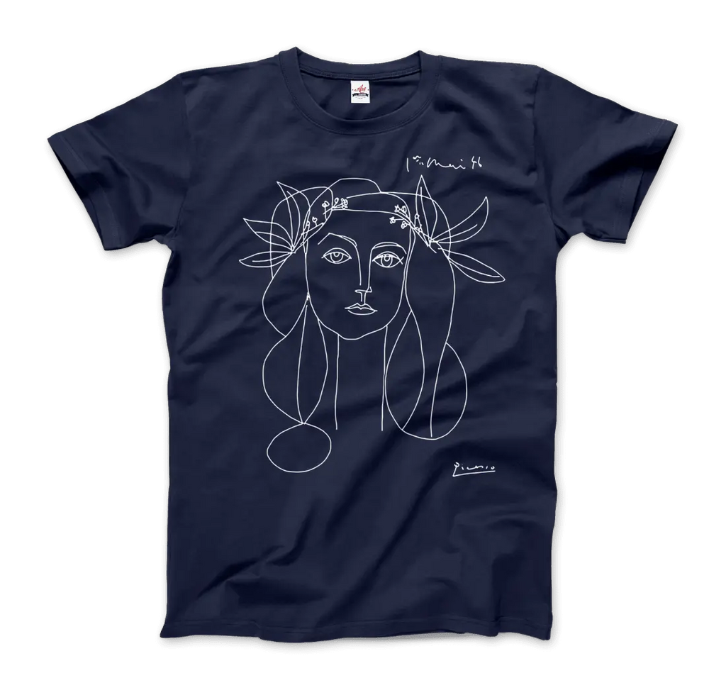Pablo Picasso War And Peace 1952 Artwork T-Shirt by Art-O-Rama Shop ART-O-RAMA-SHOP