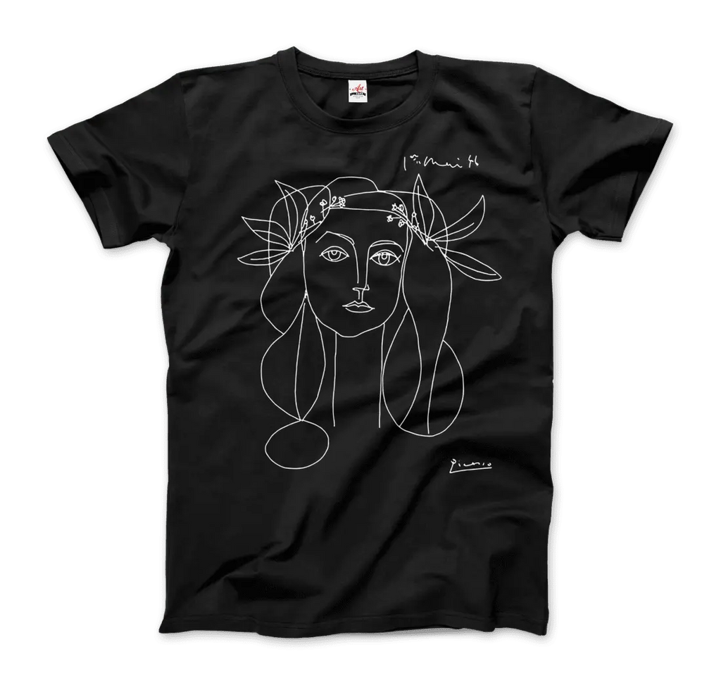 Pablo Picasso War And Peace 1952 Artwork T-Shirt by Art-O-Rama Shop ART-O-RAMA-SHOP