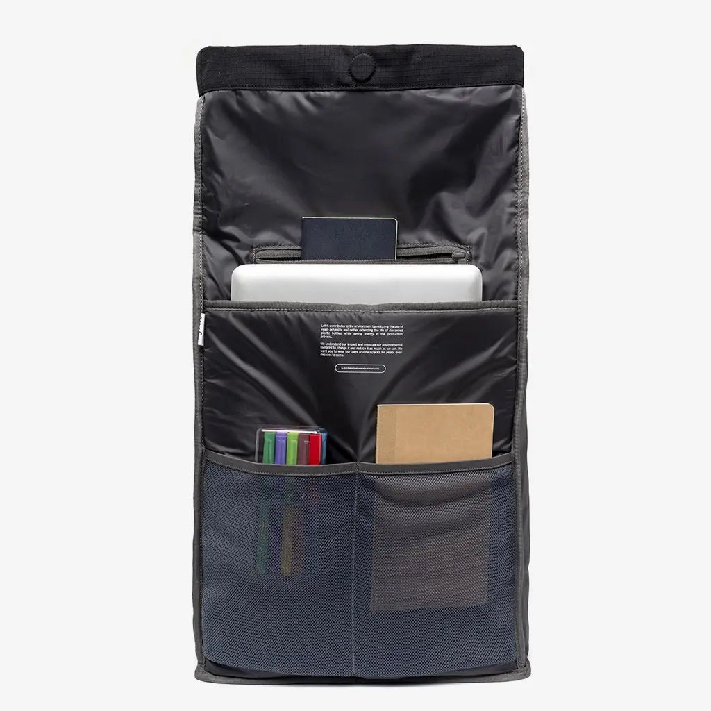 Pack Lars Roll Backpack Black Lime by Lefrik USA Lefrik USA