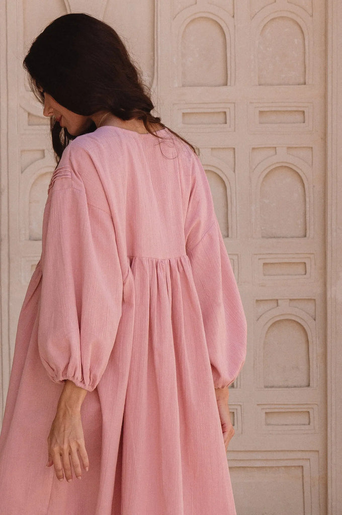 Palmira Handcrafted Linen Mini Dress by Bali Lane Bali Lane