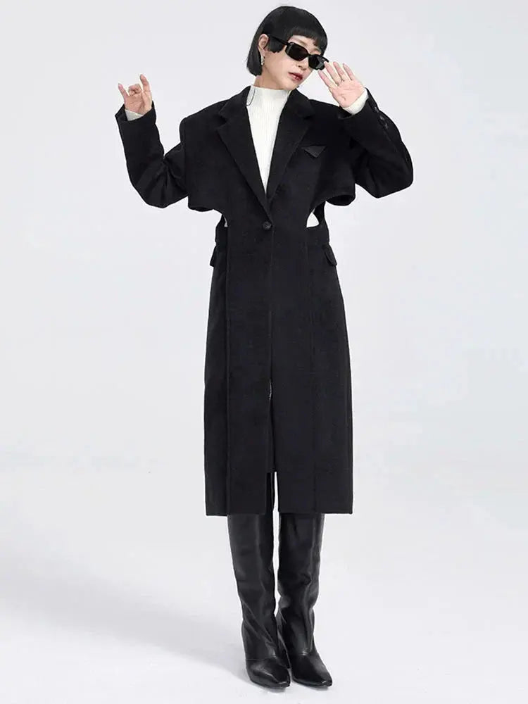 Peanter Cut Out Parka by Marigold Shadows Marigold Shadows