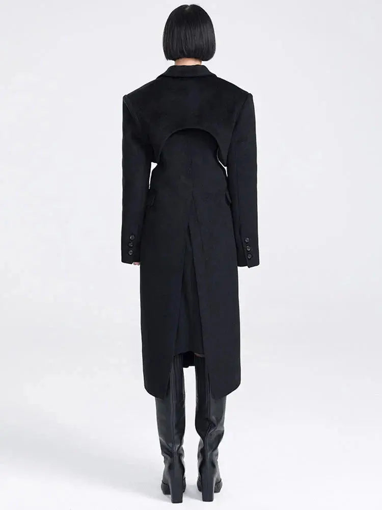 Peanter Cut Out Parka by Marigold Shadows Marigold Shadows