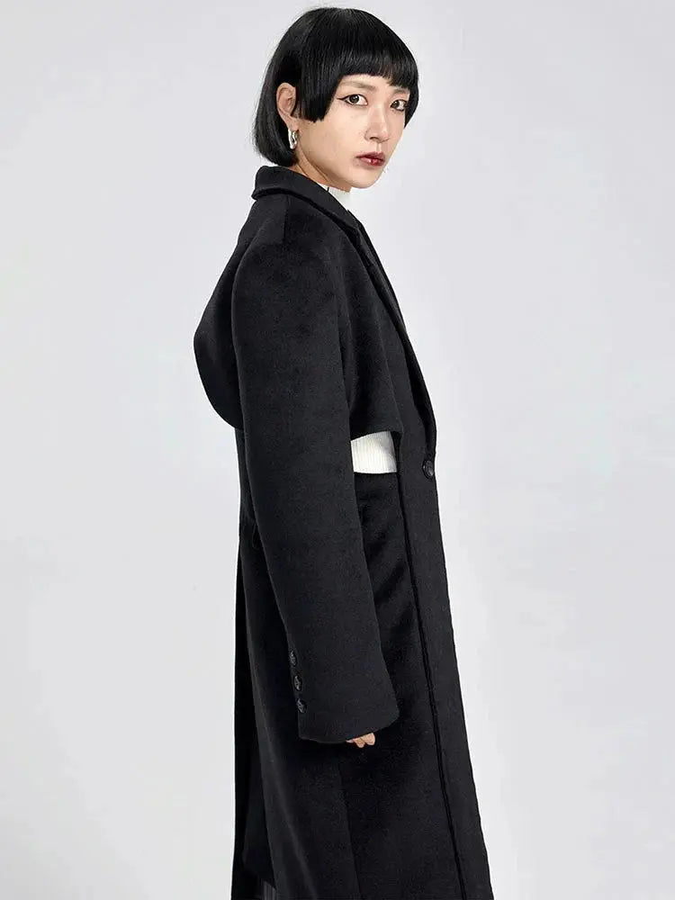 Peanter Cut Out Parka by Marigold Shadows Marigold Shadows