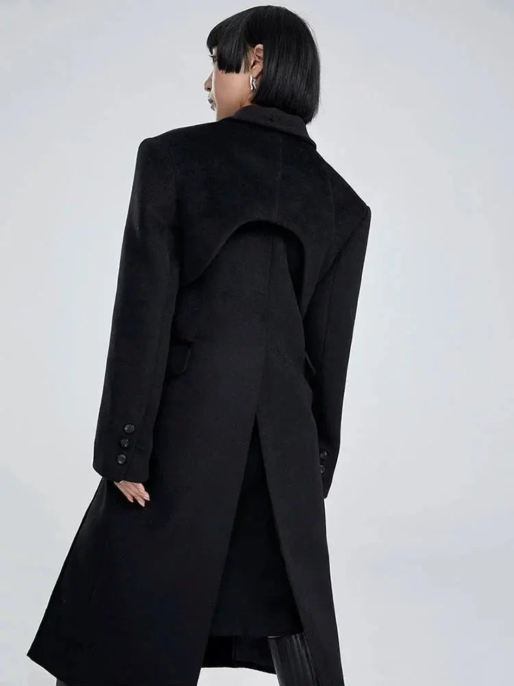 Peanter Cut Out Parka by Marigold Shadows Marigold Shadows