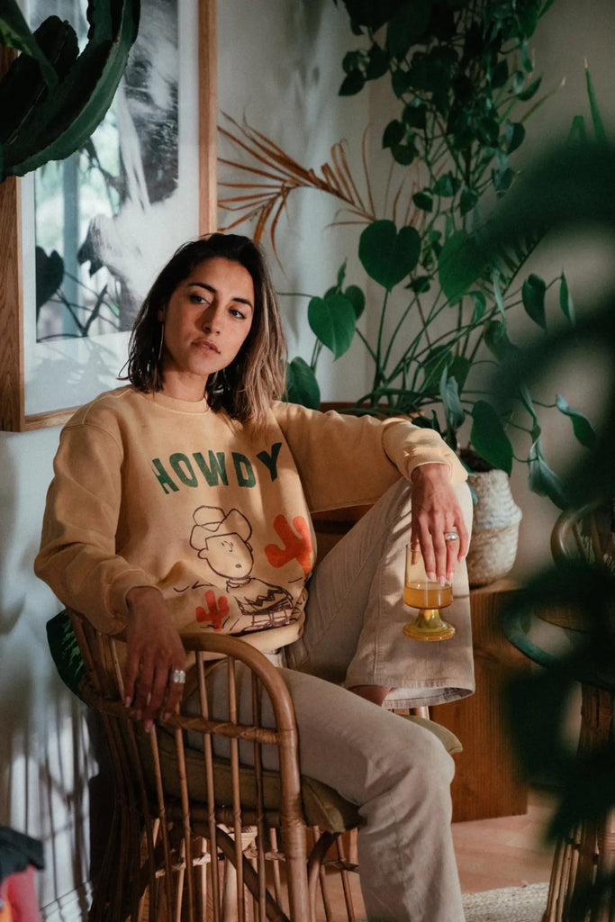 Peanuts Cowboy Charlie Sweatshirt by People of Leisure People of Leisure