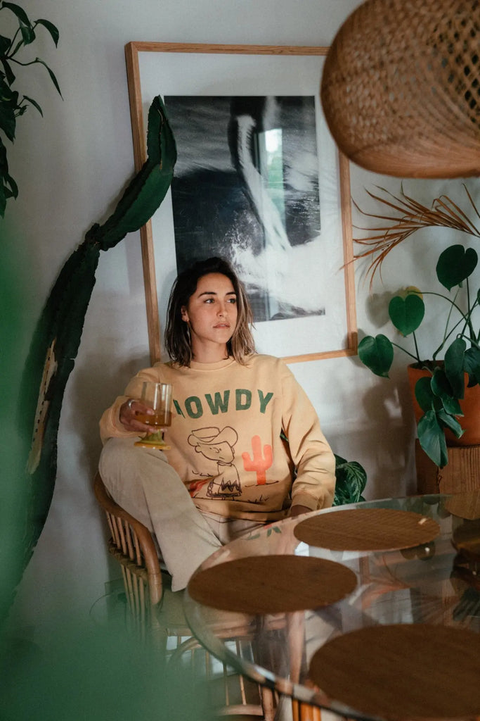 Peanuts Cowboy Charlie Sweatshirt by People of Leisure People of Leisure