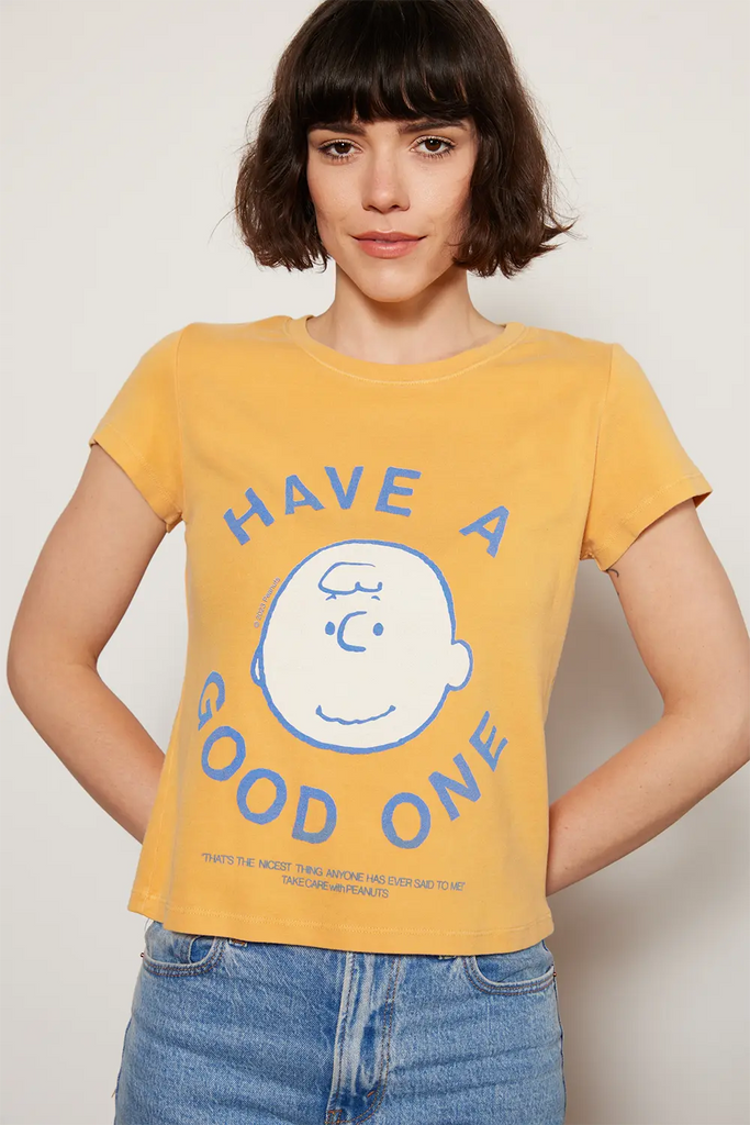 Peanuts Have A Good One Baby Tee by People of Leisure People of Leisure