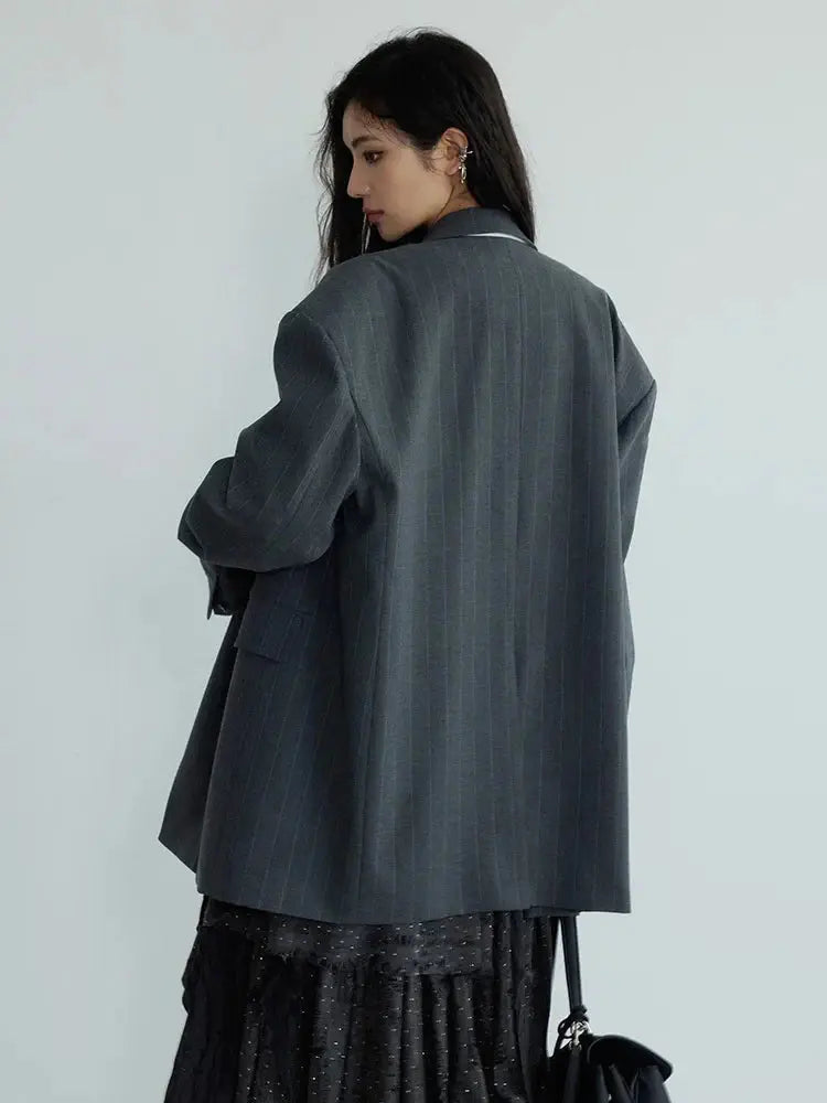 Peeks Oversized Blazer by Marigold Shadows Marigold Shadows