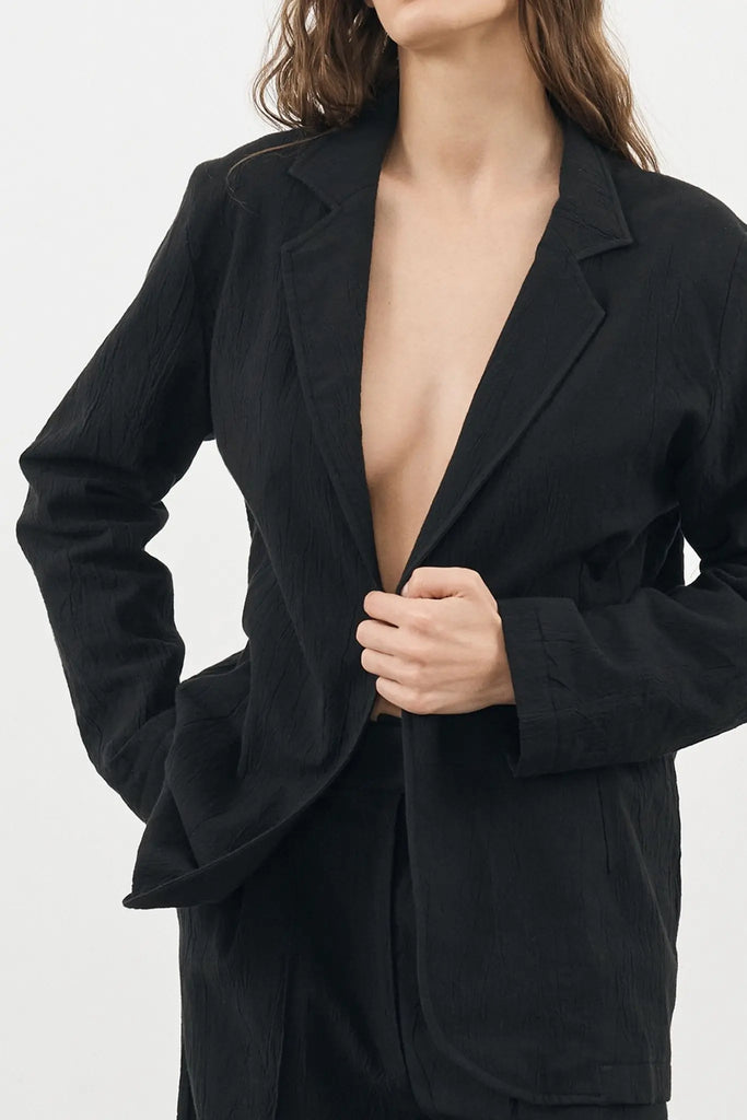 Pera Blazer - Black by The Handloom The Handloom