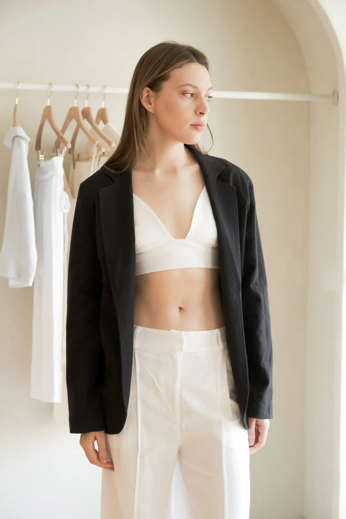 Pera Blazer - Black by The Handloom The Handloom