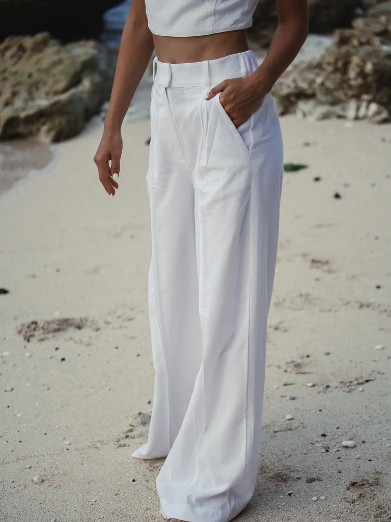 Pera Pants - White by The Handloom The Handloom